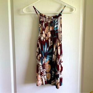 Lascana Floral Sleeveless Top with Straps